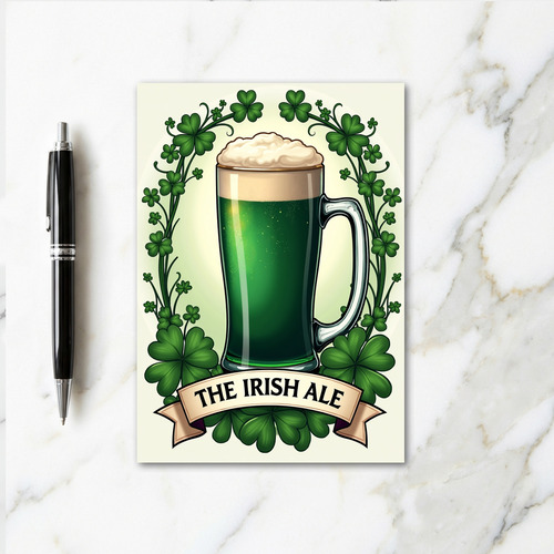 Irish Ale Celebration Card