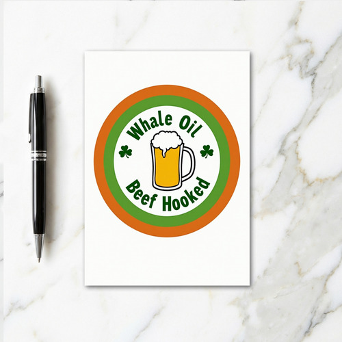 Irish Beer Fun Card
