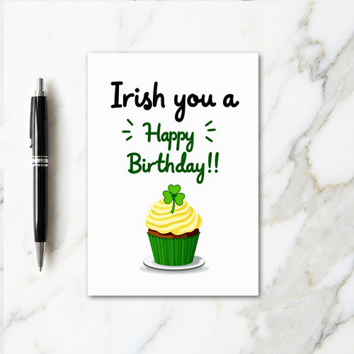 Irish Birthday Wish Card