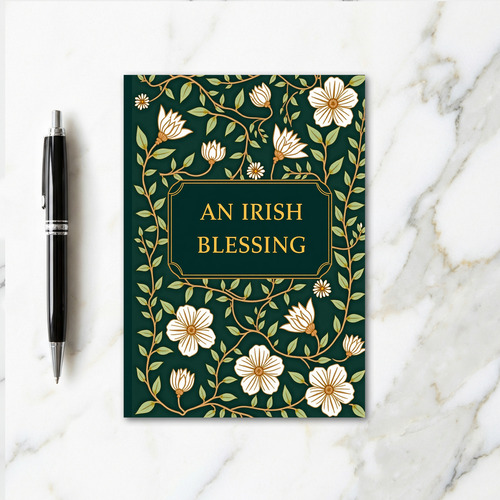 Irish Blessing Floral Art Card