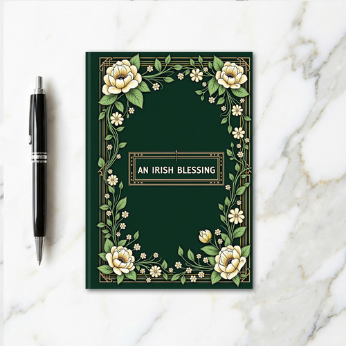 Irish Blessing Floral Frame Card