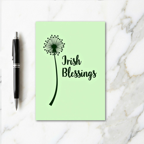Irish Blessings Springtime Card