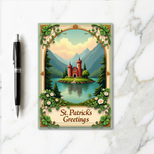 Irish Castle Greetings Card
