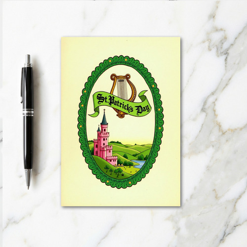 Irish Castle Happy Day Card