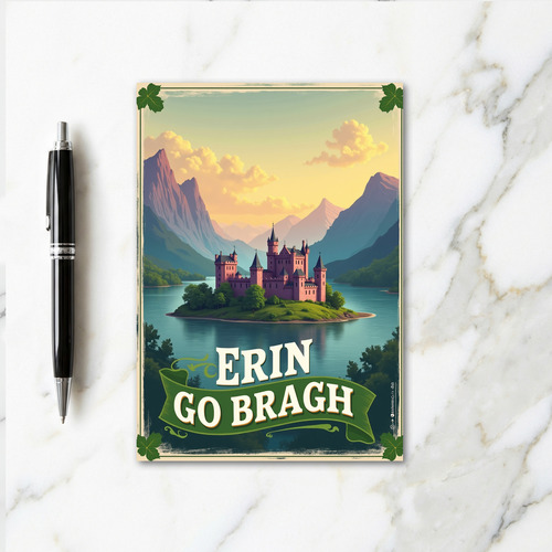 Irish Castle Scene Scenic Card