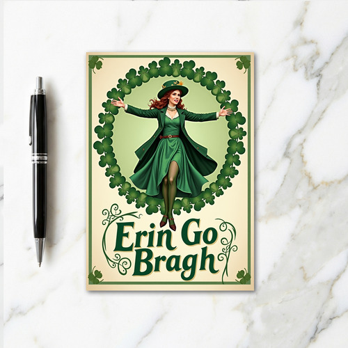 Irish Celebration Emerald Card