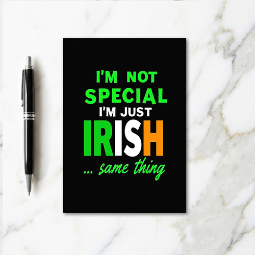 Irish Colors Text Card