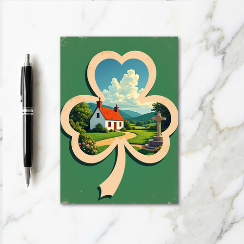 Irish Cottage Dreamscape Card