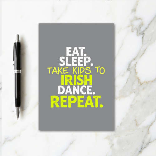 Irish Dance Repeat Fun Parent Card