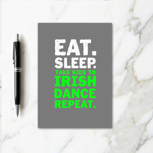 Irish Dance Repeat Parent Card