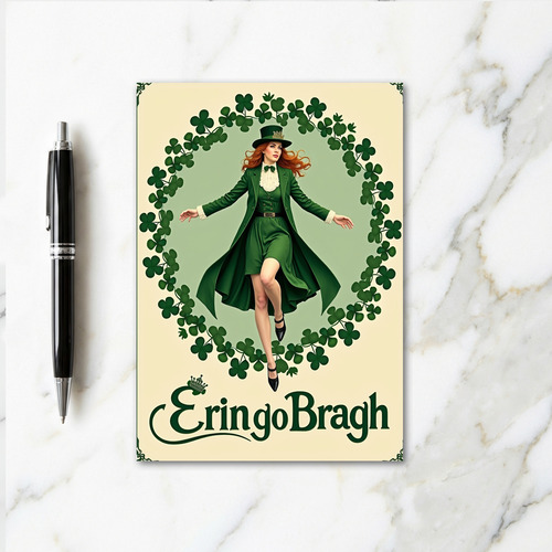Irish Emerald Elegance Card
