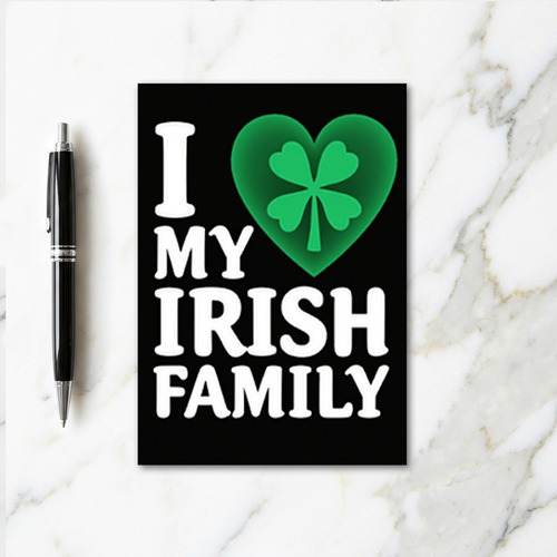 Irish Family Love Card