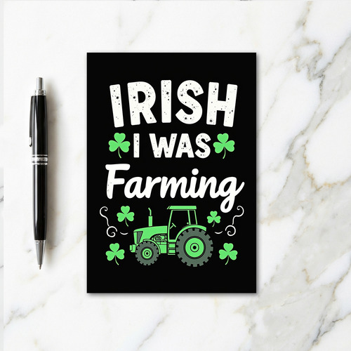 Irish Farming I Was Card