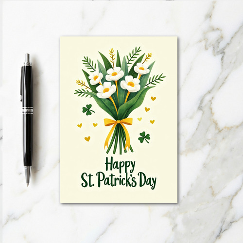 Irish Floral Happy Day Card