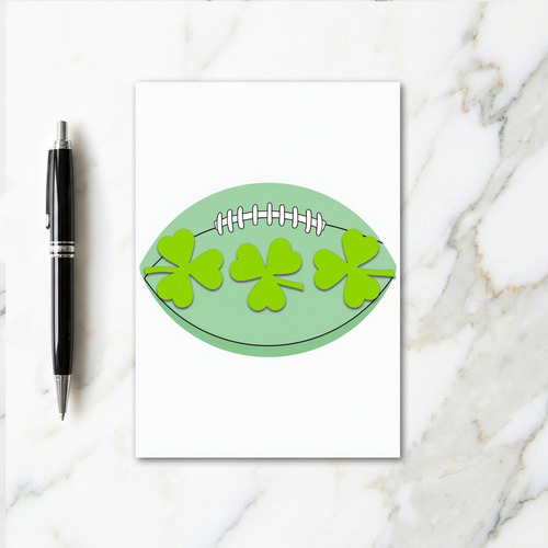 Irish Football Fun Card