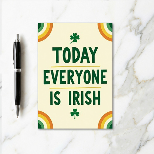 Irish For A Day Fun Card