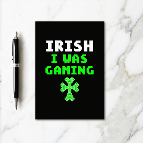 Irish Gaming Retro Style Card