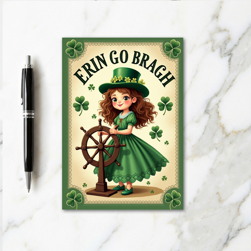 Irish Girl Celebration Card