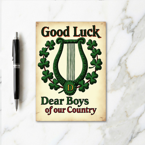 Irish Good Luck Vintage Card