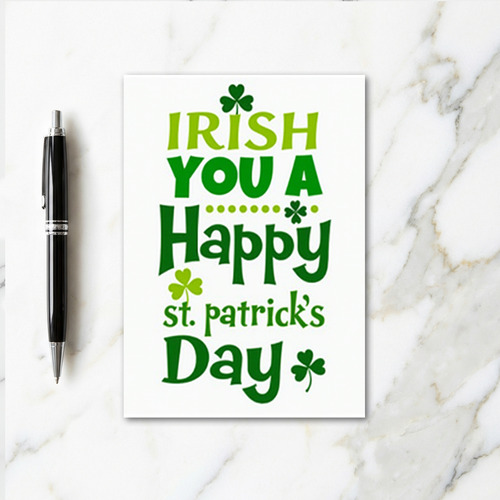 Irish Happy Day Greeting Card
