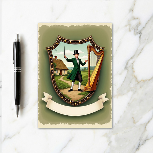 Irish Music Celebration Card