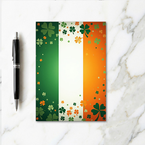 Irish Pride Clover Luck Card