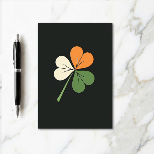 Irish Pride Shamrock Art Card
