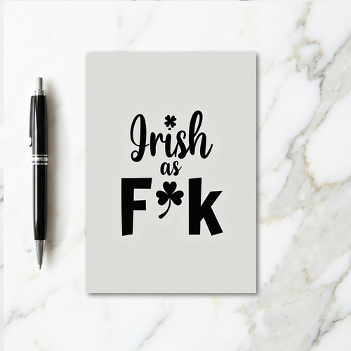 Irish Pride Shamrock Card