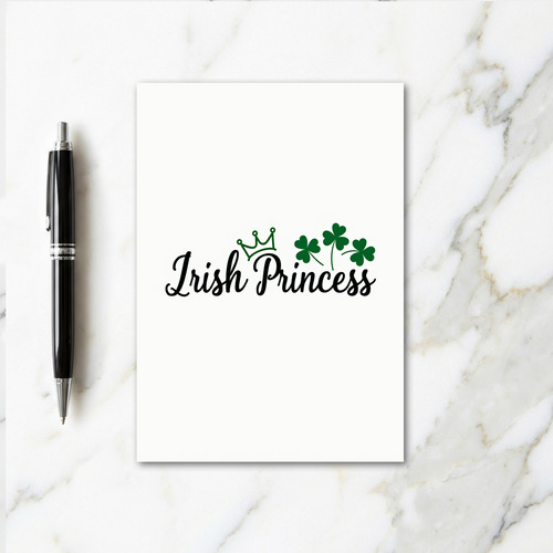 Irish Princess Celebration Card