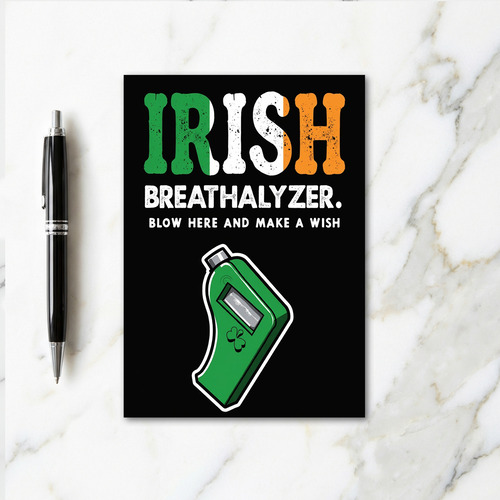 Irish Shamrock Fun Card