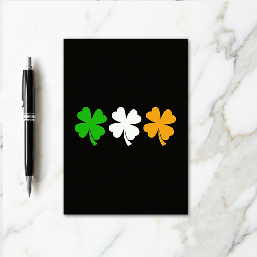 Irish Shamrock Pattern Card
