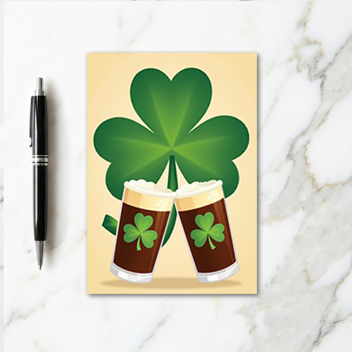 Irish Stout Cheers Card