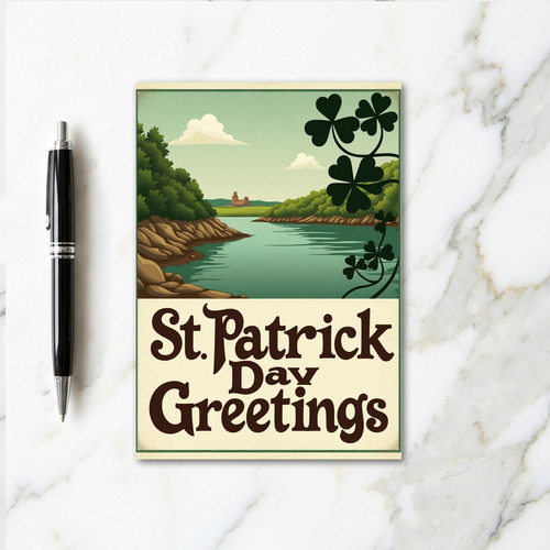 Irish Vintage Greetings Card
