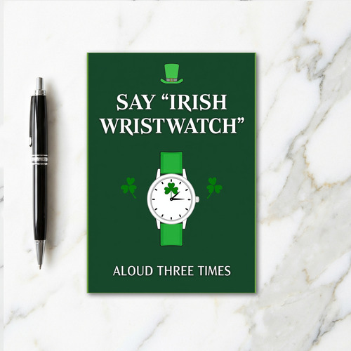 Irish Watch Aloud Card
