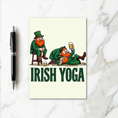 Irish Yoga Celebration Card