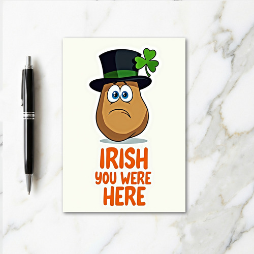 Irish You Were Here Card