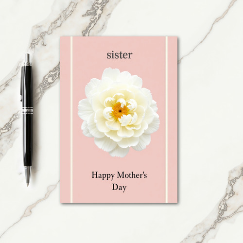 Ivory Bloom Mothers Card