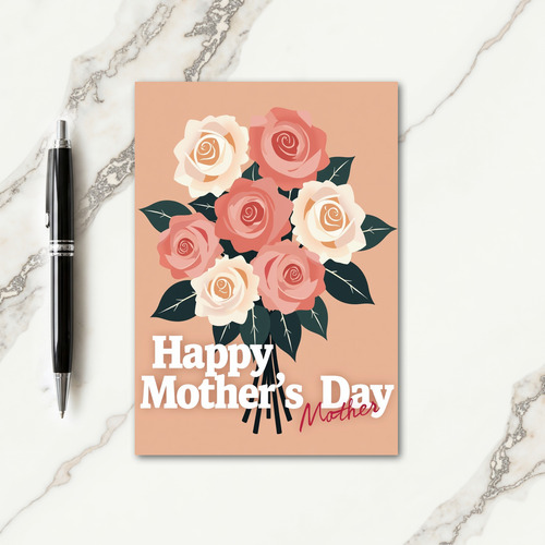 Ivory Blossom Mothers Day Card