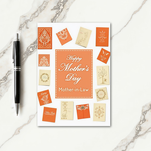 Ivory Mothers Day Pattern Card