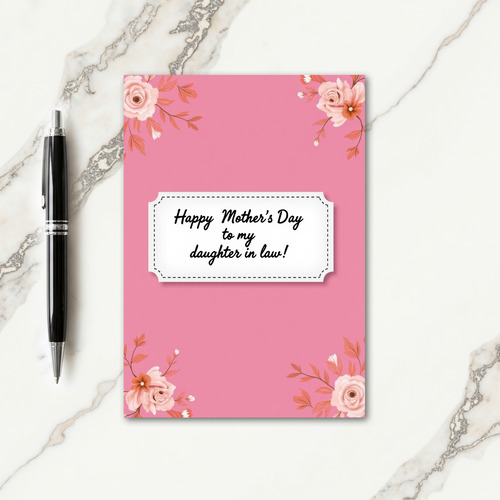 Ivory Roses Daughter Card