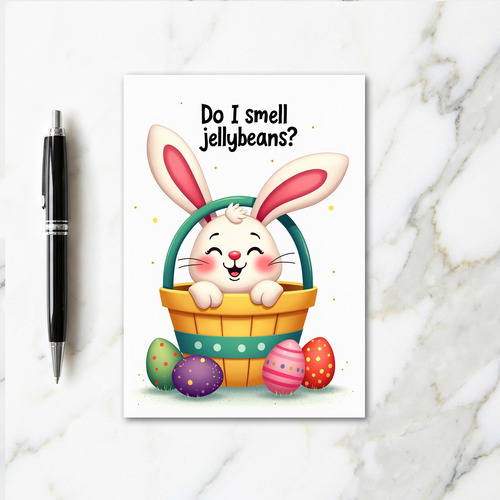 Jellybeans I Smell Cute Animal Card