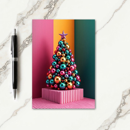 Jewel Bauble Christmas Card thumbnail