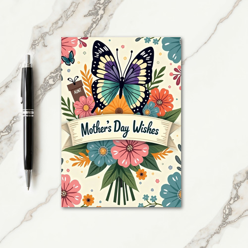 Jewel Toned Mothers Day Card