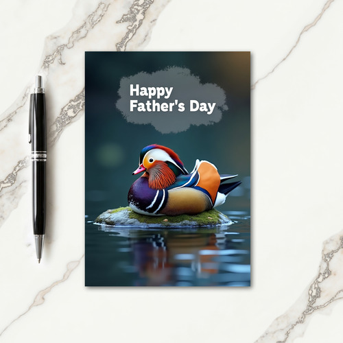 Jeweled Bird Fathers Day Card