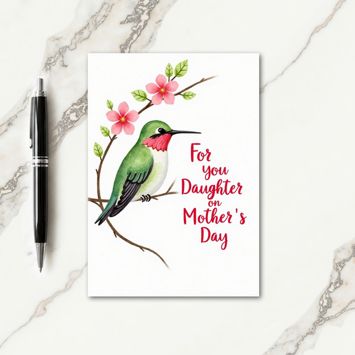 Jeweled Bird Mothers Day Card