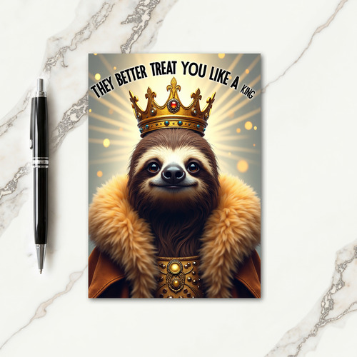Jeweled Crown Birthday Card