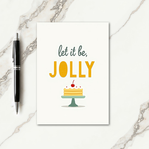 Jolly Birthday Art Card