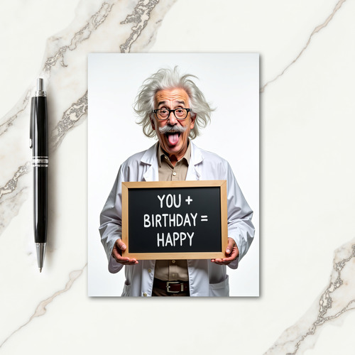 Jolly Birthday Portrait Card