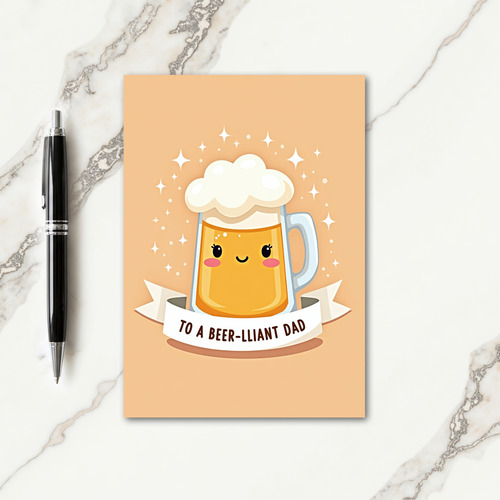 Jolly Brew Fathers Day Card