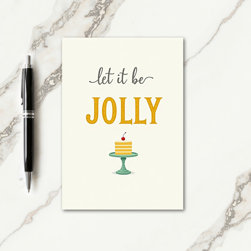 Jolly Cake Slice Birthday Card